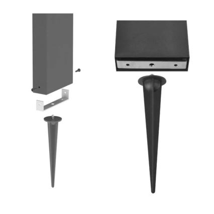 LED соларна лампа със сензор LED/4,4W/3,7V 2200 mAh IP44