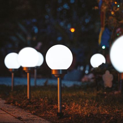 LED Соларна лампа SOLIS LED/0,24W/1,2V 300mAh Ø 15 cм IP44