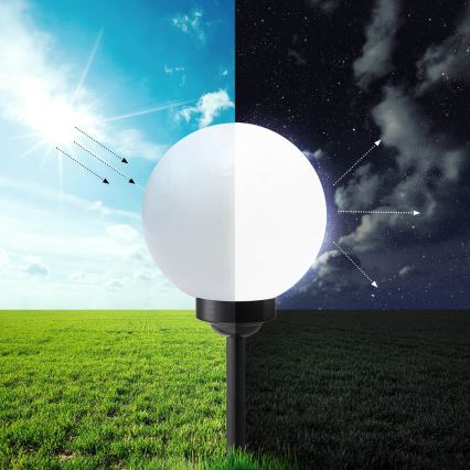 LED Соларна лампа SOLIS LED/0,24W/1,2V 300mAh Ø 15 cм IP44