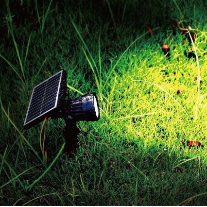 LED Соларна лампа SPIKE LED/2W/5,5V IP65 3000K 1200 mAh