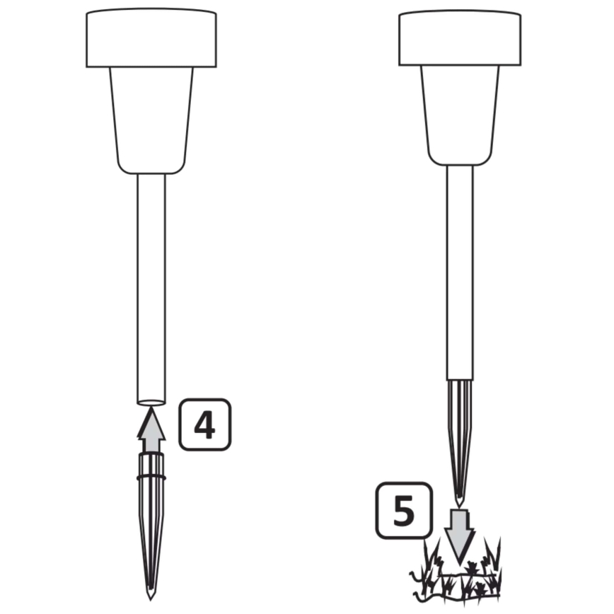 LED Соларна лампа STIK LED/1,2V 40 mAh IP44