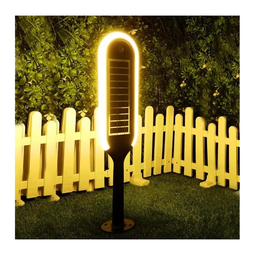 LED Соларна лампа със сензор BOLLARD LED/5W/5,5V 70 см 3000K IP65 2000 mAh