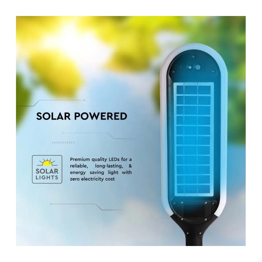 LED Соларна лампа със сензор BOLLARD LED/5W/5,5V 70 см 3000K IP65 2000 mAh