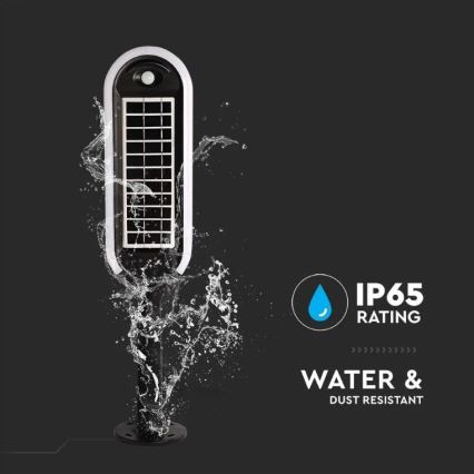 LED Соларна лампа със сензор BOLLARD LED/5W/5,5V 70 см 3000K IP65 2000 mAh