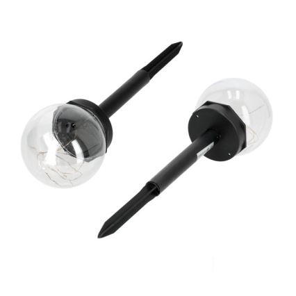 LED соларна лампа със сензор GLEAM LED/1,2V 3000K IP44 40 mAh прозрачна/черна