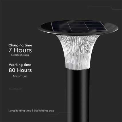 LED Соларна лампа със сензор LED/15W/3,2V 4000K/6000K IP65 6000 mAh