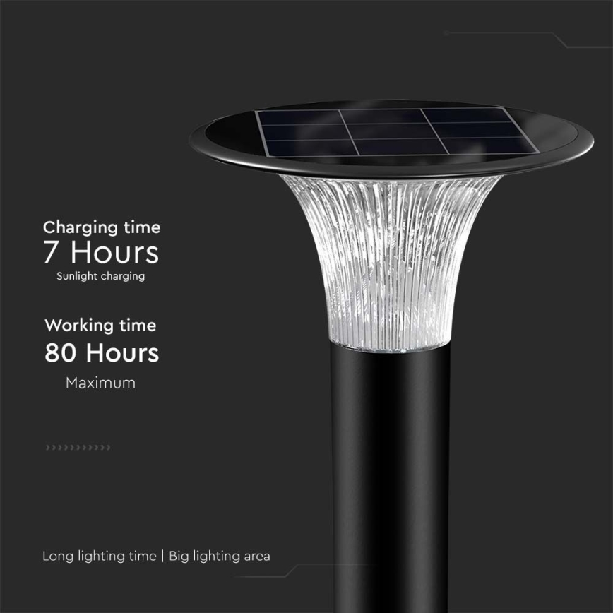 LED Соларна лампа със сензор LED/15W/3,2V 4000K/6000K IP65 6000 mAh