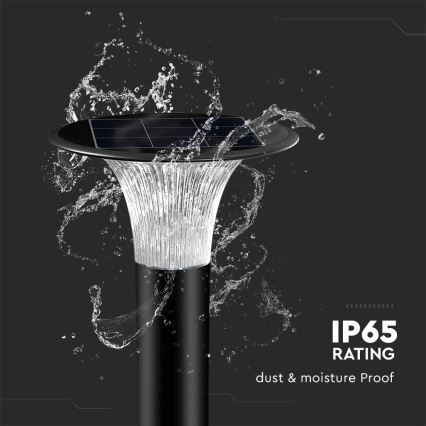 LED Соларна лампа със сензор LED/15W/3,2V 4000K/6000K IP65 6000 mAh