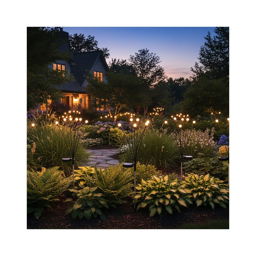 LED соларна лампа със сензор SPRINKLE LED/1xAAA 3000K IP44 200 mAh