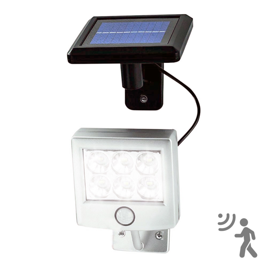 LED Соларна лампа със сензор за движение и здрач LED/3xAA IP44