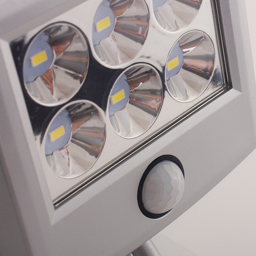 LED Соларна лампа със сензор за движение и здрач LED/3xAA IP44