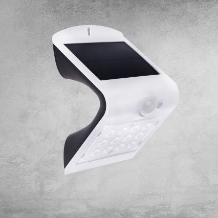 LED Соларна лампа със сензор за движение LED/1,5W/1200 mAh 3,7V IP65