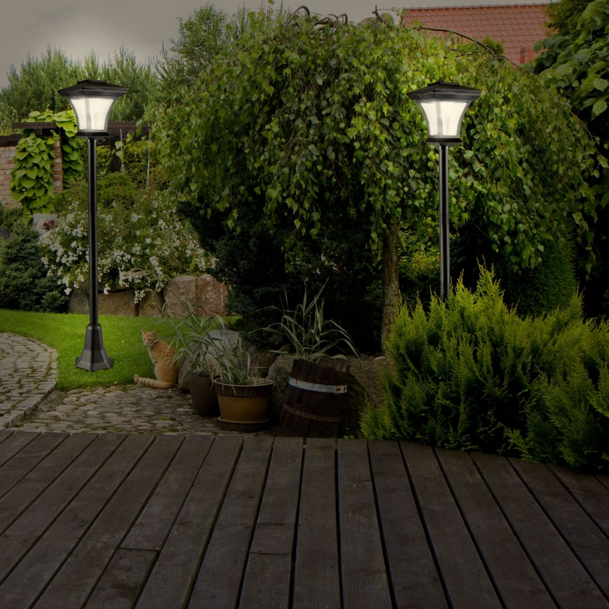 LED Соларна лампа TIRANA LED/1,6W/1,2V 600 mAh IP44 черен