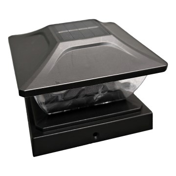 LED соларна лампа TOYA LED/4,5W/230V 3000/6500K 600 mAh IP44 черна