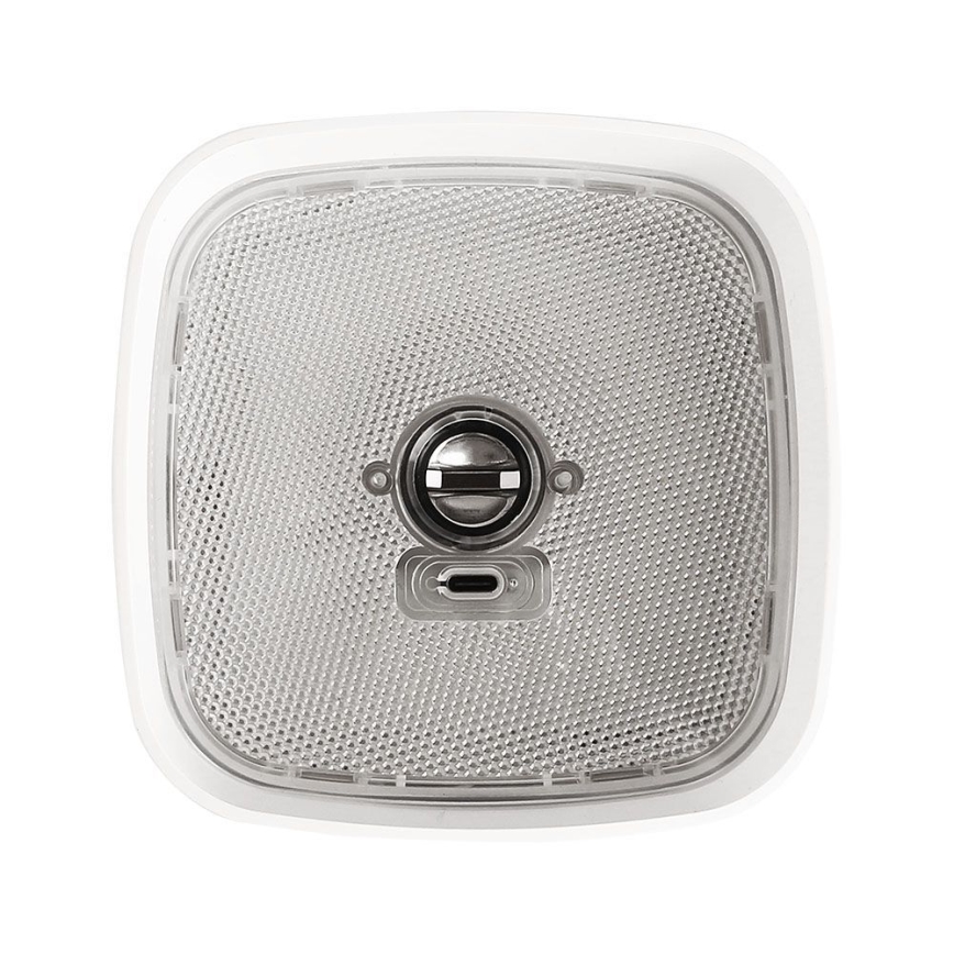 LED Соларна димируема магнитна сензорна акумулаторна настолна лампа LED/5W/5V 3000-6000K 3600 mAh IP65 черен