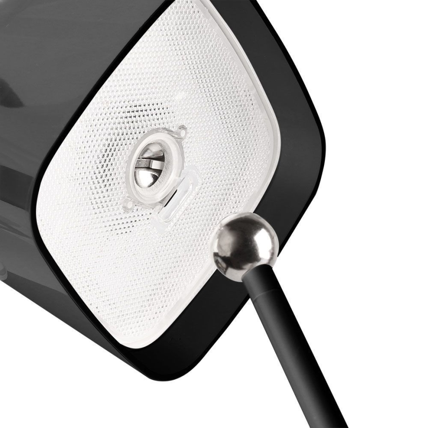 LED Соларна димируема магнитна сензорна акумулаторна настолна лампа LED/5W/5V 3000-6000K 3600 mAh IP65 черен