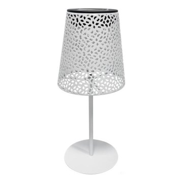 LED соларна настолна лампа LUVETRA LED/1xAA 4000K IP44 200 mAh бяла