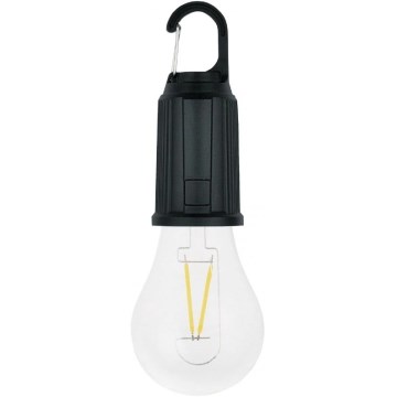 LED соларна презареждаема лампа LUMINA LUMO LED/USB 300 mAh черна