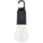 LED соларна презареждаема лампа LUMINA LUMO LED/USB 300 mAh черна