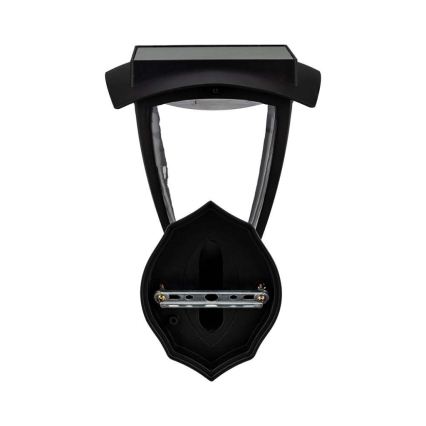 LED соларна стенна лампа LED/2W/3,7V 3000/6000K IP65 2200 mAh черна