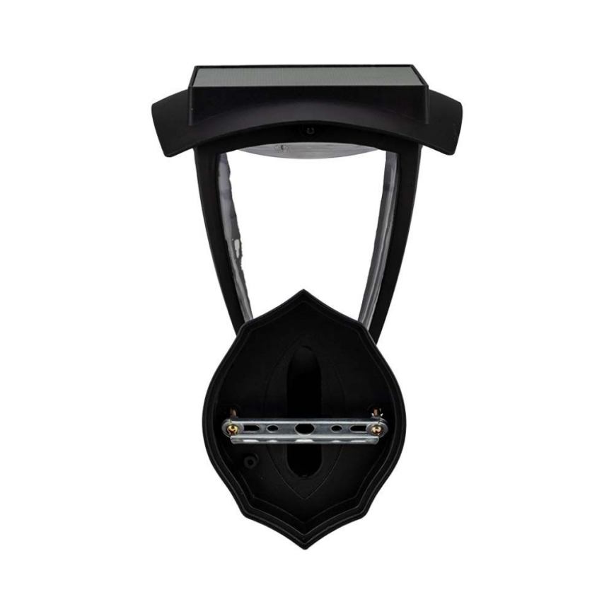LED соларна стенна лампа LED/2W/3,7V 3000/6000K IP65 2200 mAh черна