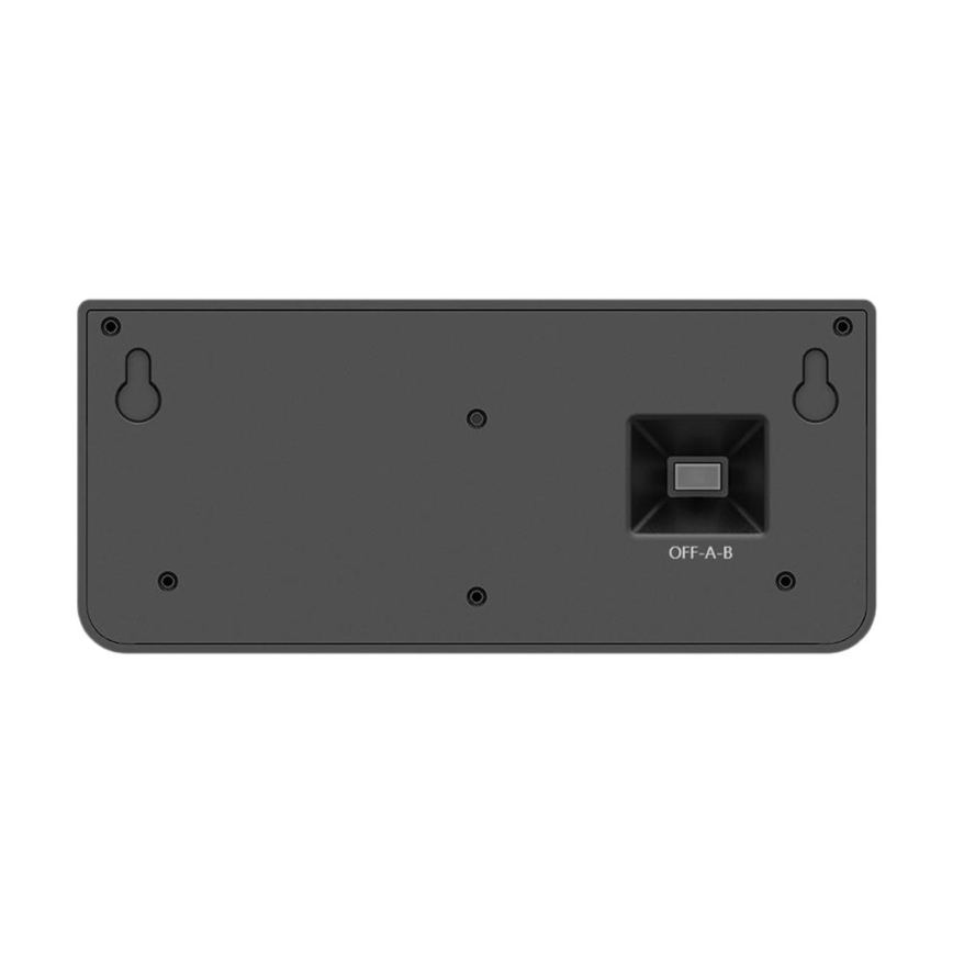 LED соларна стенна лампа със сензор LINK LED/5W/3,7V 2000 mAh IP65 черна