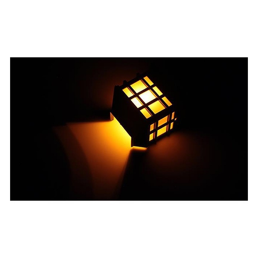 LED соларна стенна лампа със сензор за здрач LED/1,2V 600 mAh IP44