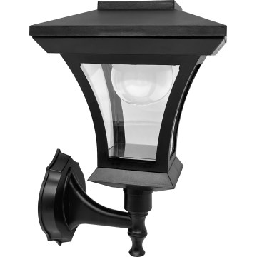LED соларна стенна лампа TIRANA LED/1,2V 1800 mAh IP44 черна