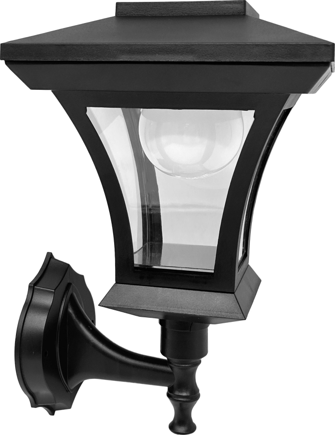 LED соларна стенна лампа TIRANA LED/1,2V 1800 mAh IP44 черна