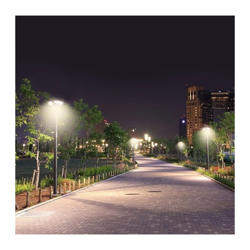 LED соларна улична лампа със сензор LED/10W/3,2V 6500K IP65 25000 mAh + дистанционно управление