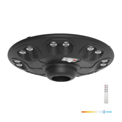 LED соларна улична лампа със сензор LUVIA LED/15W/3,2V 6500K IP54 5400 mAh + дистанционно управление