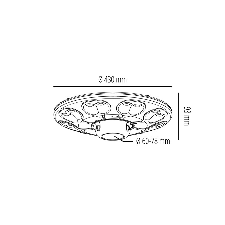 LED соларна улична лампа със сензор LUVIA LED/15W/3,2V 6500K IP54 5400 mAh + дистанционно управление