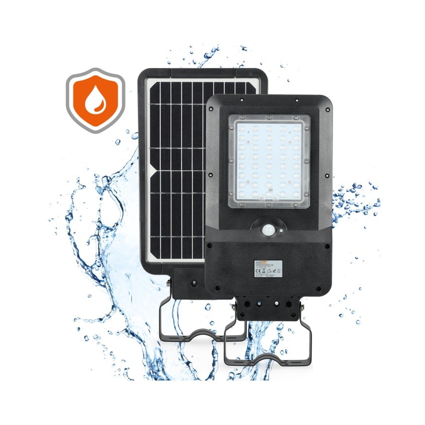 LED соларна улична лампа с вграден сензор STREET LED/15W/7,4V 4000K IP65 5400 mAh
