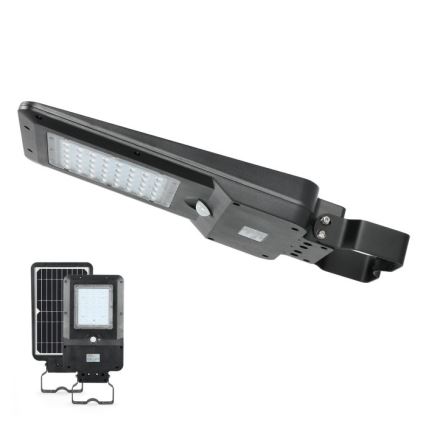 LED соларна улична лампа с вграден сензор STREET LED/15W/7,4V 4000K IP65 5400 mAh