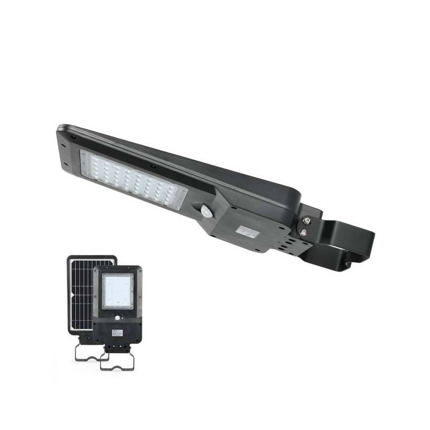 LED соларна улична лампа с вграден сензор STREET LED/15W/7,4V 4000K IP65 5400 mAh