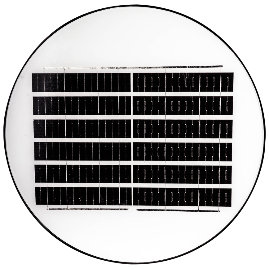Димируема LED соларна улична лампа със сензор LED/15W/6V 11000 mAh 6500K IP65 черна + дистанционно управление