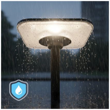 LED соларна улична лампа със сензор SOLSUMI LED/25W/3,2V 3000/4000/6500K IP54 24000 mAh + дистанционно управление