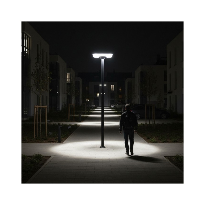 LED соларна улична лампа със сензор SOLSUMI LED/25W/3,2V 3000/4000/6500K IP54 24000 mAh + дистанционно управление