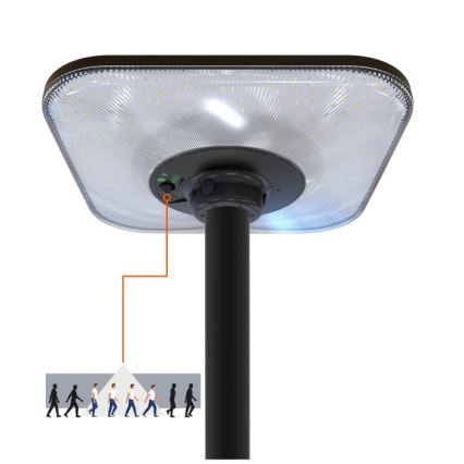 LED соларна улична лампа със сензор SOLSUMI LED/25W/3,2V 3000/4000/6500K IP54 24000 mAh + дистанционно управление