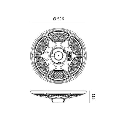 LED соларна улична лампа със сензор SOLSUMI LED/25W/3,2V IP54 25000 mAh + дистанционно управление