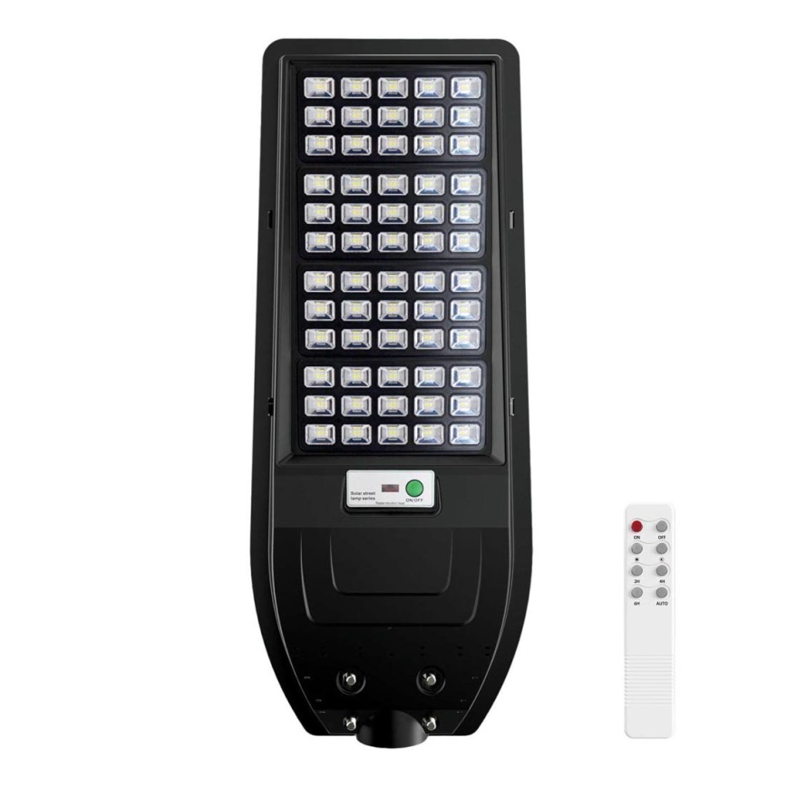 LED соларна улична лампа VIA 150W/15000 mAh 3,2V 6000K IP65 + дистанционно управление