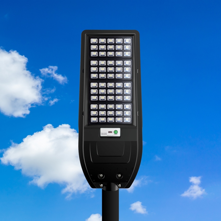 LED соларна улична лампа VIA 150W/15000 mAh 3,2V 6000K IP65 + дистанционно управление
