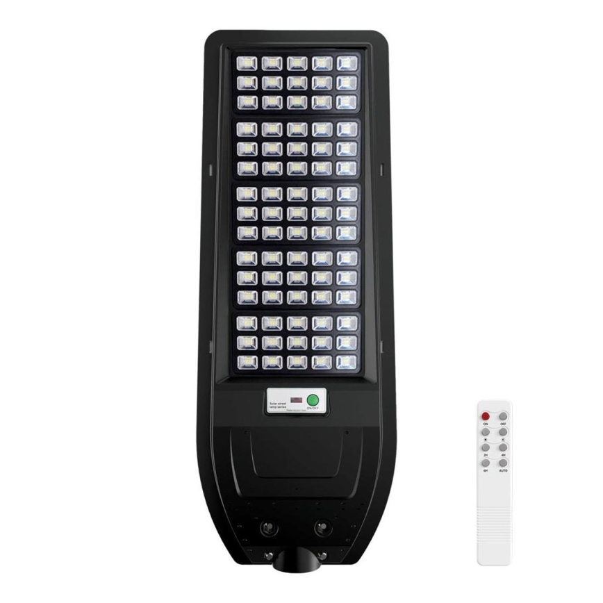LED соларна улична лампа VIA 200W/20000 mAh 3,2V 6000K IP54 + дистанционно управление
