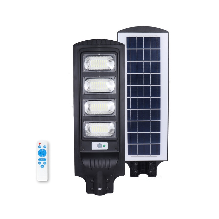 LED димируема соларна улична лампа със сензор URBI LED/11W/3,2V 6500K 15000 mAh IP54 + дистанционно управление