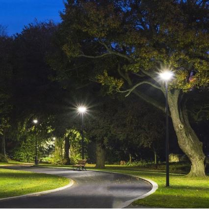 LED Соларна улична лампа със сензор LED/10W/3,2V 6500K IP65 + дистанционно