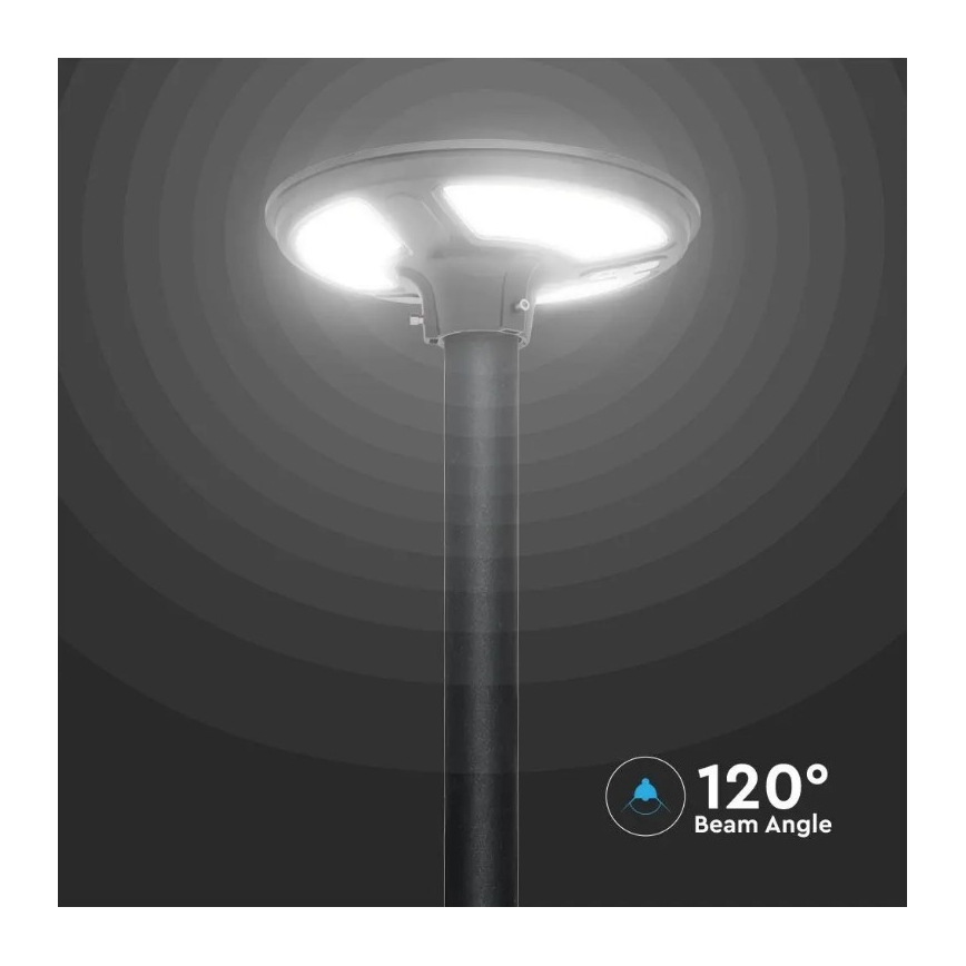 LED Соларна улична лампа със сензор LED/10W/3,2V 6500K IP65 + дистанционно