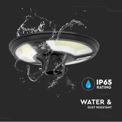 LED Соларна улична лампа със сензор LED/10W/3,2V 6500K IP65 + дистанционно