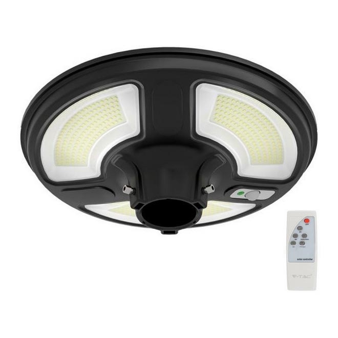LED Соларна улична лампа със сензор LED/10W/3,2V IP65 4000K 15000 mAh + дистанционно управление