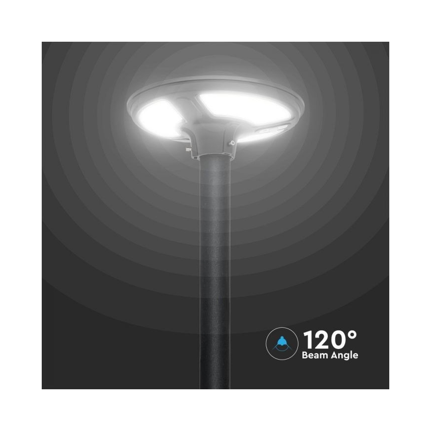 LED Соларна улична лампа със сензор LED/10W/3,2V IP65 4000K 15000 mAh + дистанционно управление