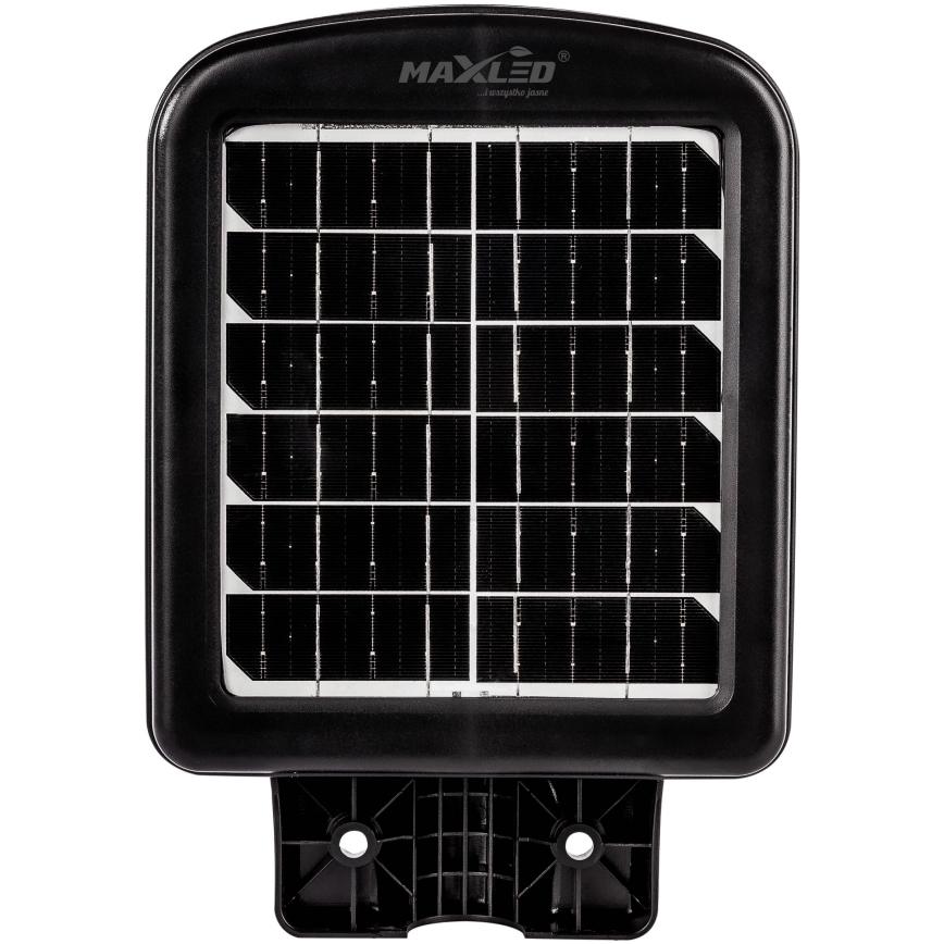 LED Димируема соларна улична лампа със сензор LED/150W/6V 6500K IP65 черен + дистанционно управление